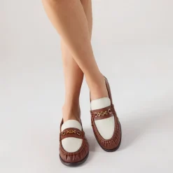 Agnes Loafers - Tan/Cream