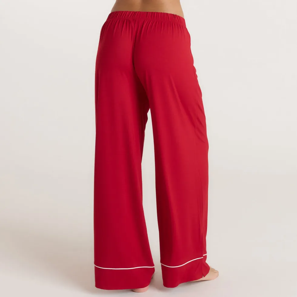 Alpine Dreams Pajama Bottoms - Red