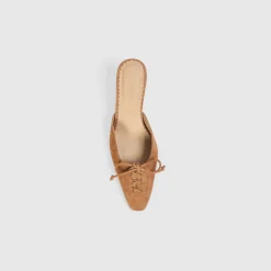 Annabelle Kitten Heels - Tan