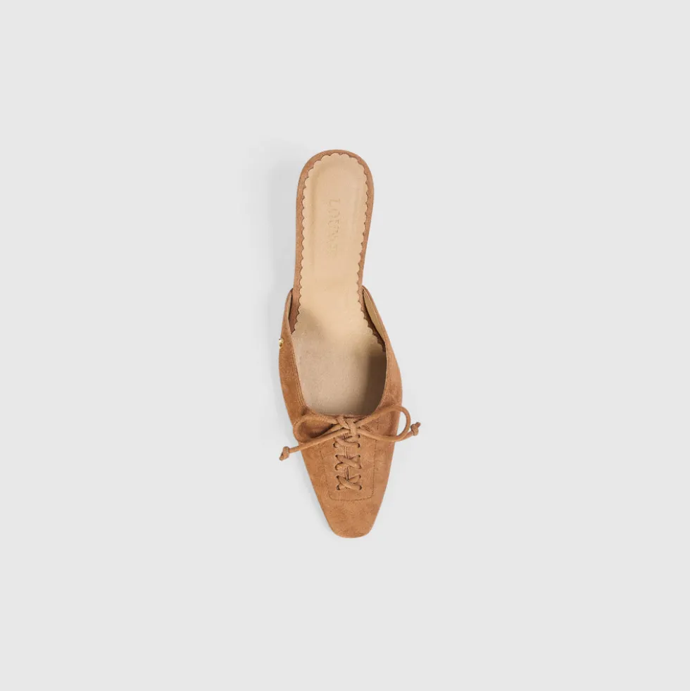 Annabelle Kitten Heels - Tan