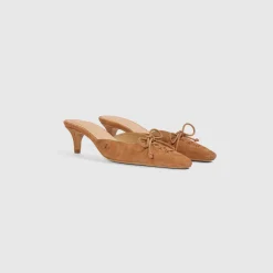 Annabelle Kitten Heels - Tan