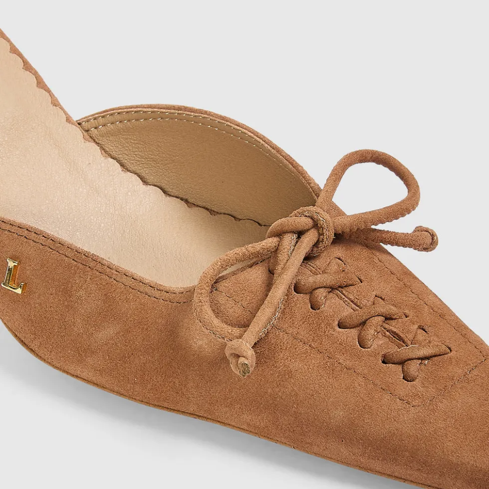 Annabelle Kitten Heels - Tan