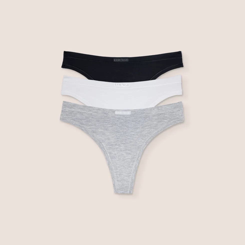 Bamboo Comfort Thongs (3-pack) - Multi