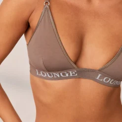 Bamboo Triangle Bra - Coffee
