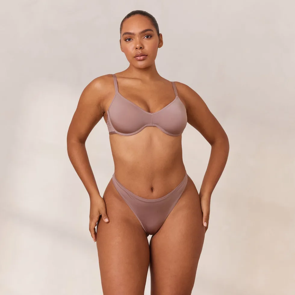 Barely There Plunge Bra - Mauve