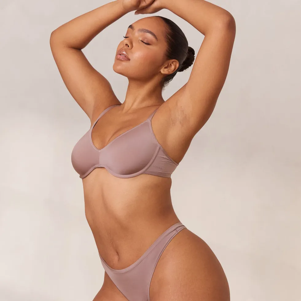 Barely There Plunge Bra - Mauve