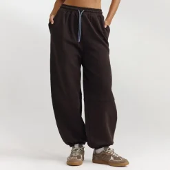 Barrel Leg Sweatpants - Dark Chocolate