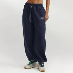 Barrel Leg Sweatpants - Dark Blue