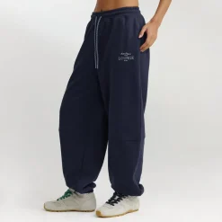 Barrel Leg Sweatpants - Dark Blue