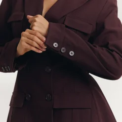 Blazer Dress - Chocolate