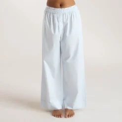 Bloom & Stripe Pajama Pants - Blue
