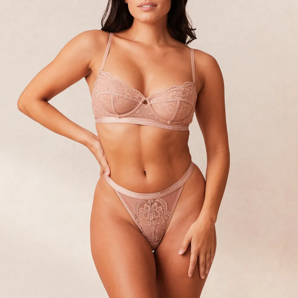 Blossom Balcony Bra - Dusty Rose