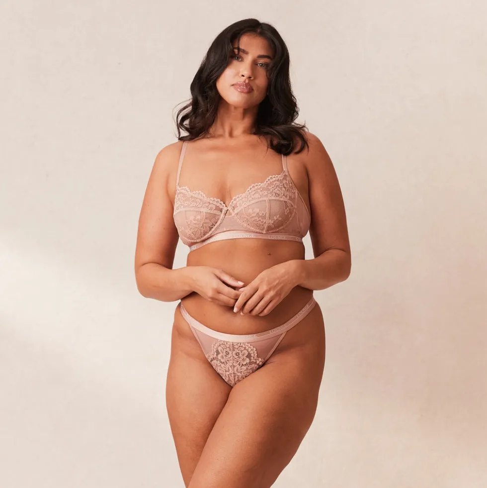 Blossom Balcony Bra - Dusty Rose