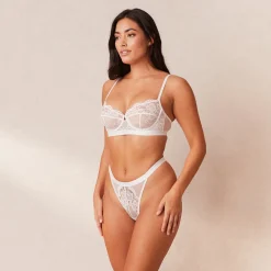 Blossom Balcony Bra - White