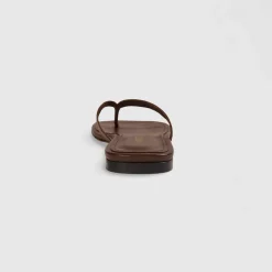 Brielle Flip Flops - Chocolate