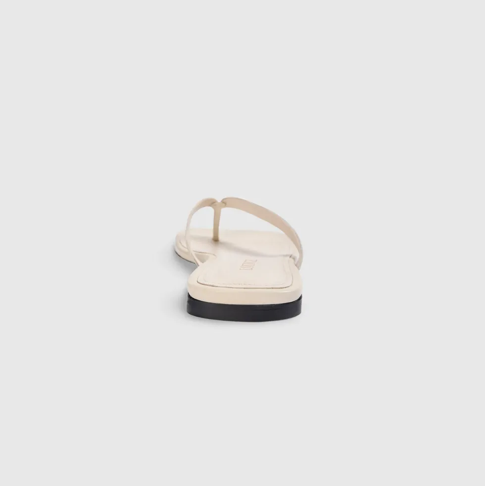 Brielle Flip Flops - Cream