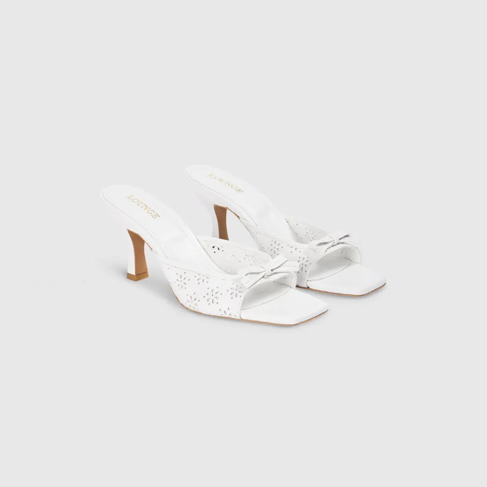 Capri Kitten Heels - White