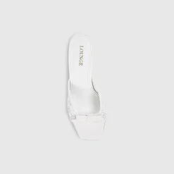 Capri Kitten Heels - White