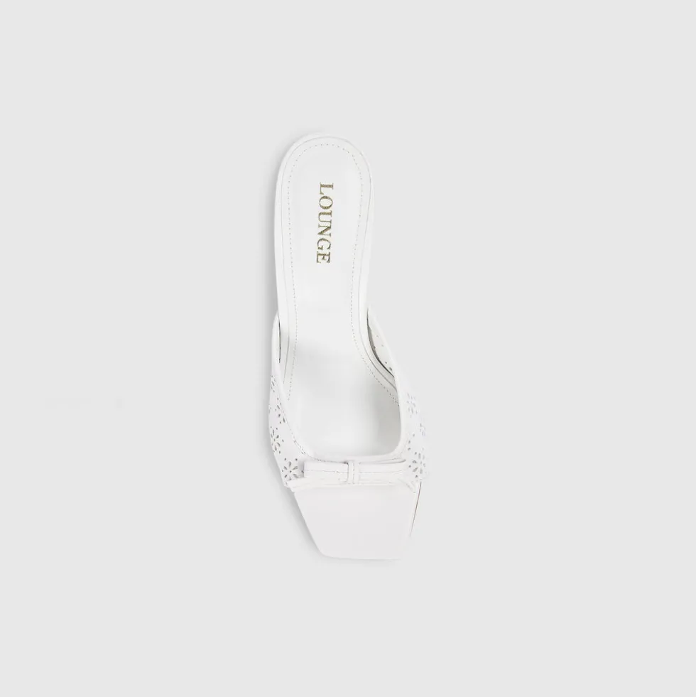 Capri Kitten Heels - White