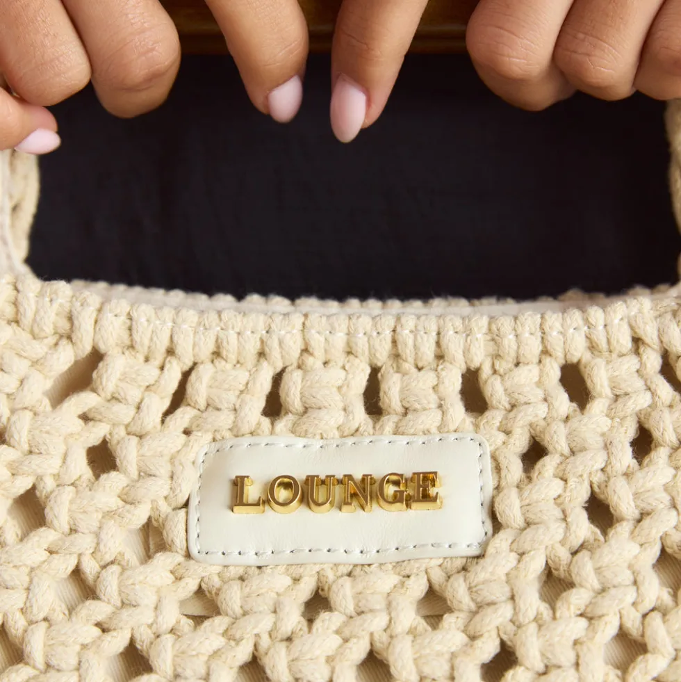 Clover Clutch Bag - Cream