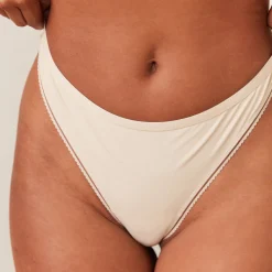 Comfort Push-Up T-shirt Bra & Thong Set - Latte