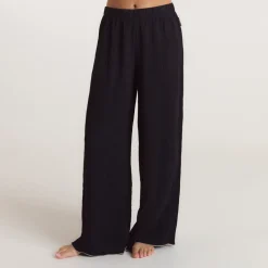 Crinkle Pajama Pants - Black