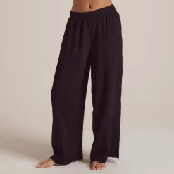 Crinkle Pajama Pants - Black