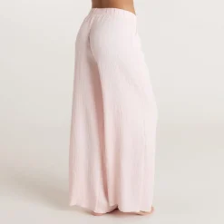 Crinkle Pajama Pants - Pink