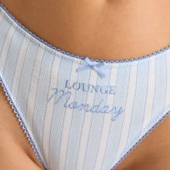 Days of the Week Thongs (7-Pack) - Multicolour Print