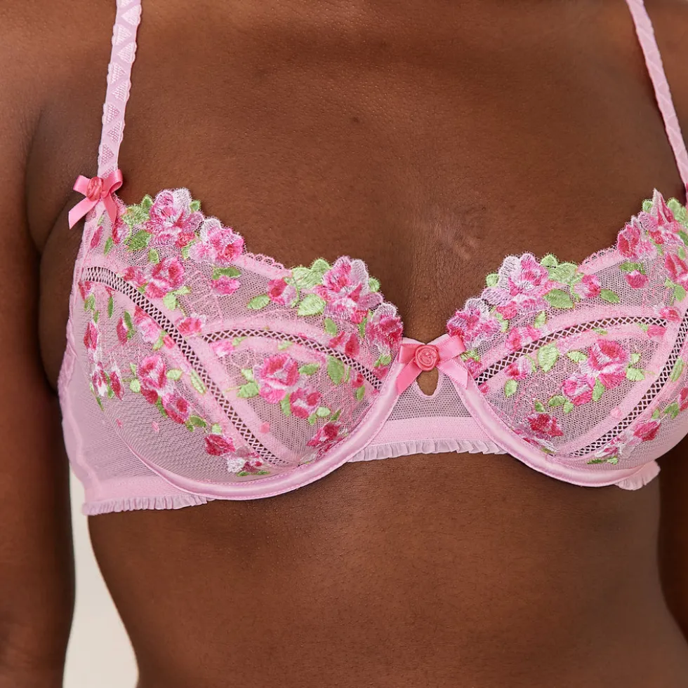 Eden Balcony Bra - Pink