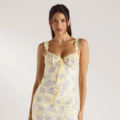 Eledora Corset Top - Yellow