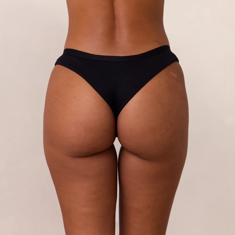 Everyday Comfort Brazilian Briefs - Black