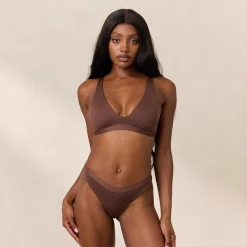 Everyday Comfort Triangle Bra - Cocoa