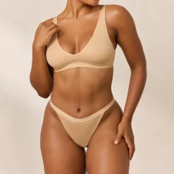 Everyday Comfort Triangle Bra - Sand