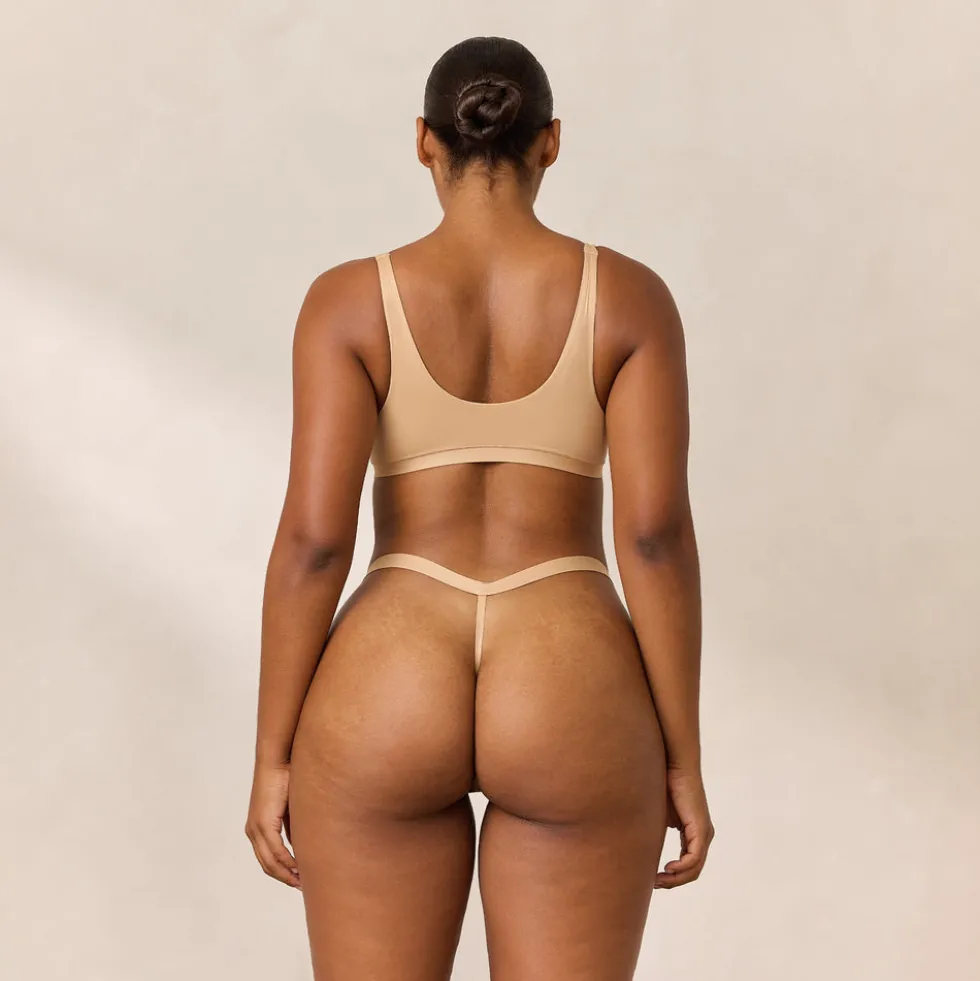 Everyday Comfort Triangle Bra - Sand