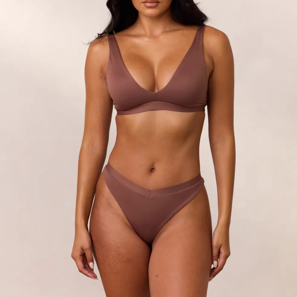 Everyday Comfort Triangle Bra - Nutmeg