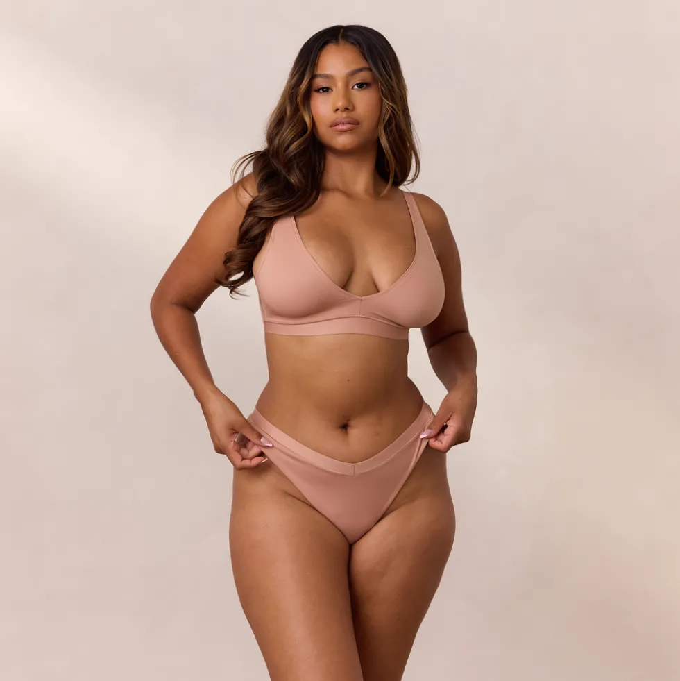 Everyday Comfort Triangle Bra - Honey