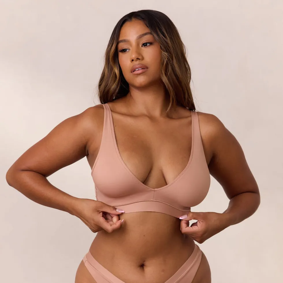 Everyday Comfort Triangle Bra - Honey