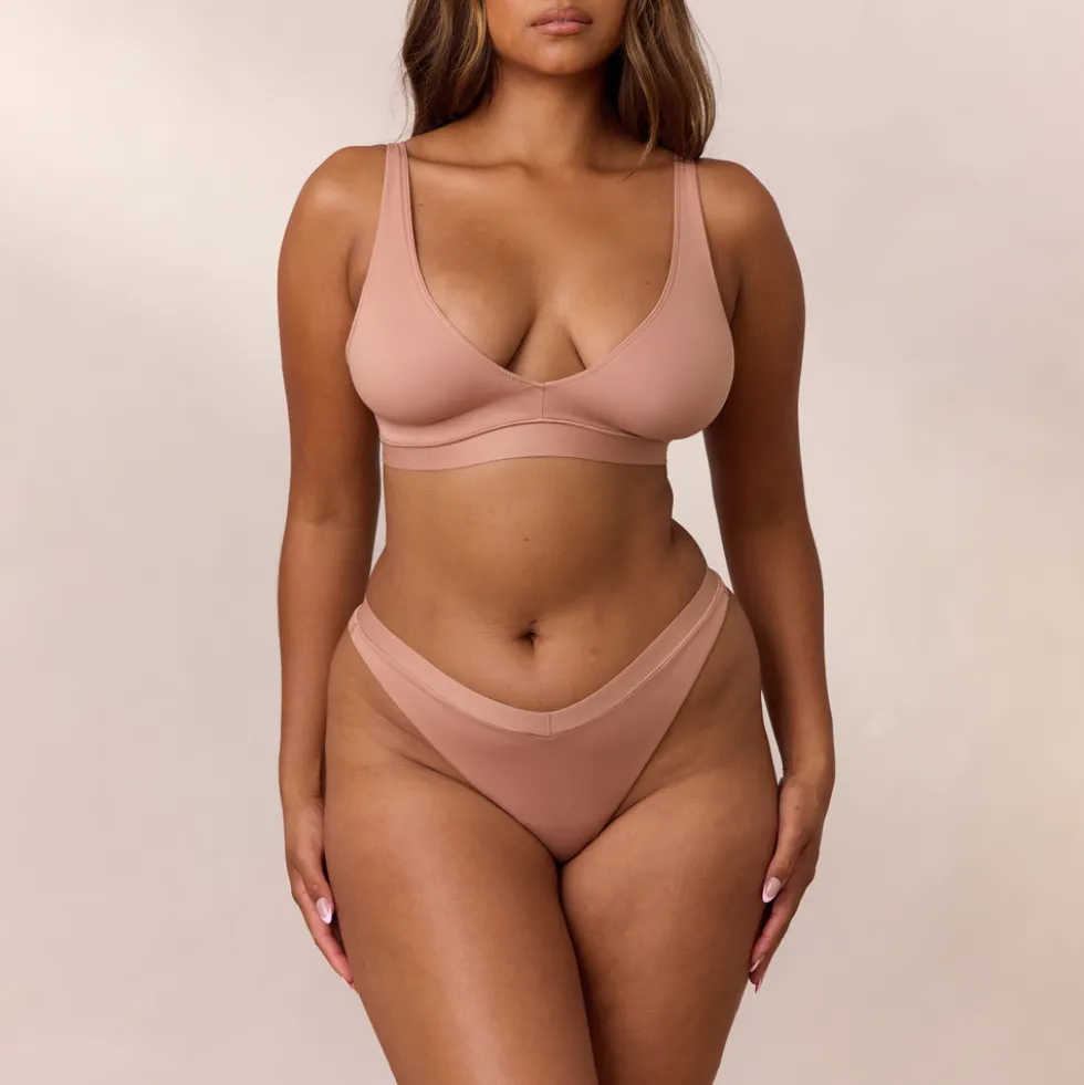Everyday Comfort Triangle Bra - Honey