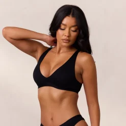 Everyday Comfort Triangle Bra - Black