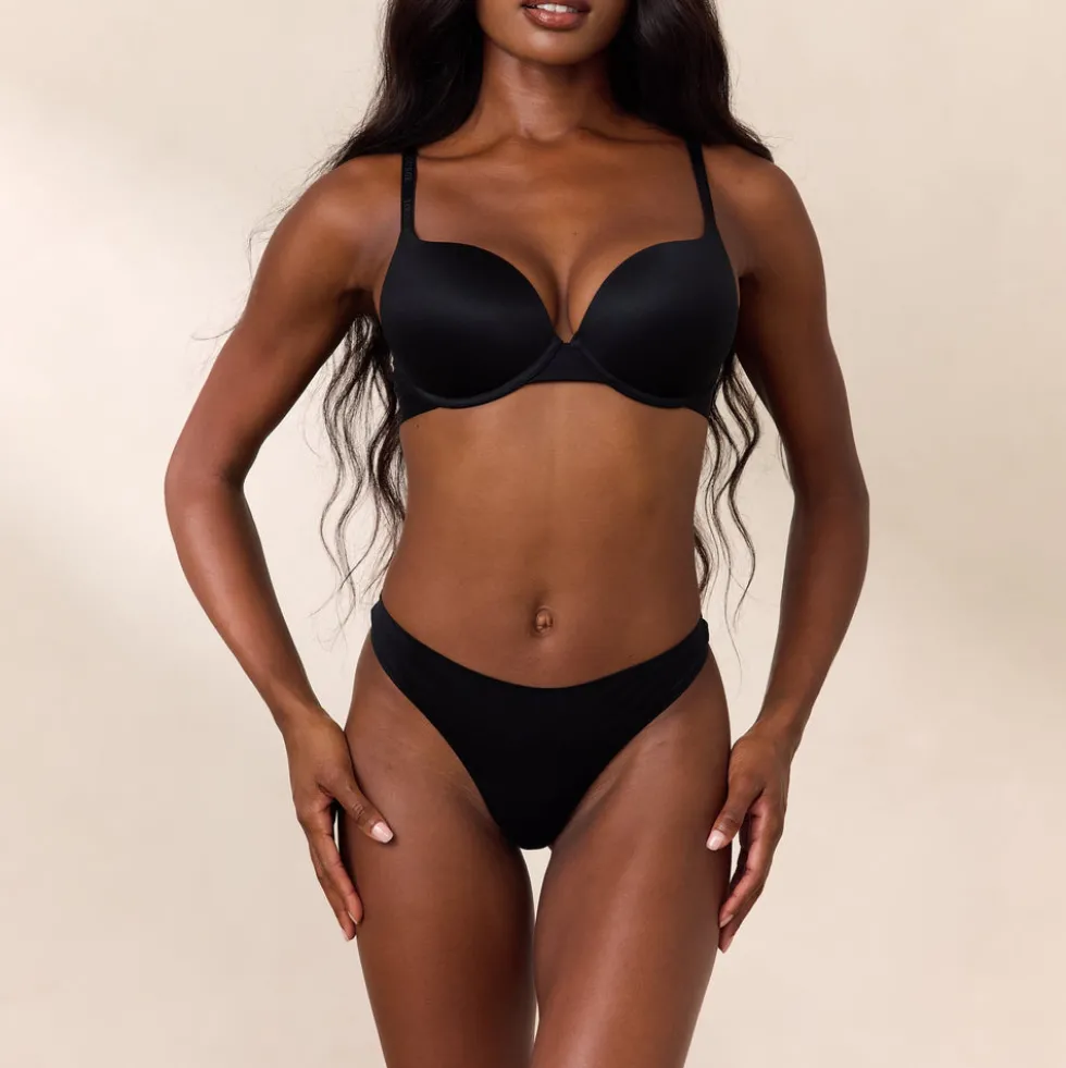 Everyday High Push-Up Bra - Black