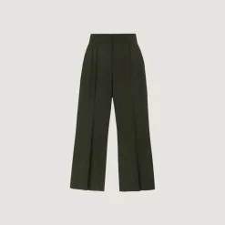 Flared Pants - Dark Green
