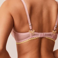 Fleur Balcony Bra & Thong Set - Pink