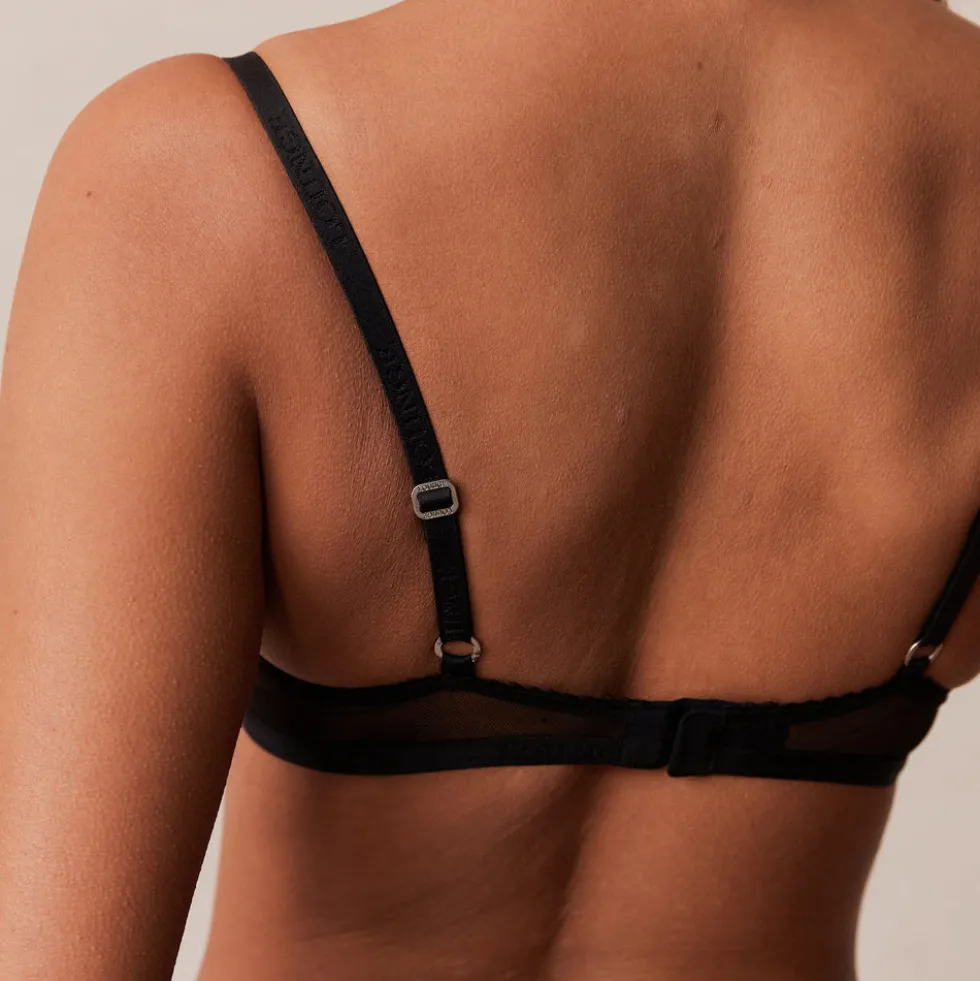 Flirt Balcony Bra & G-string/Briefs Set - Black