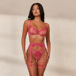Florence Intimates Set - Hot Pink