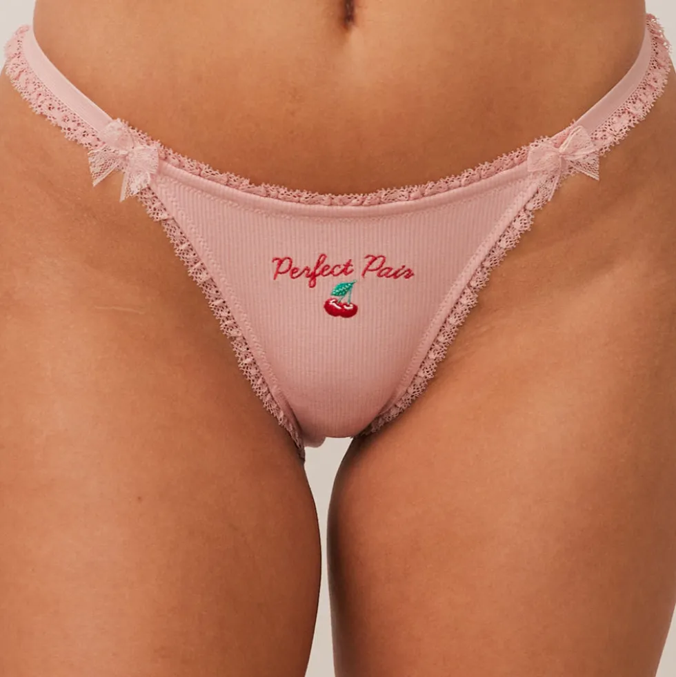 Fruity 'Perfect Pair' G-string - Pink