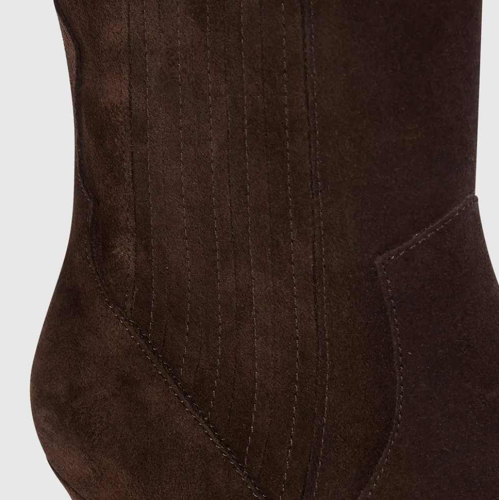Heather Ankle Boots - Chocolate