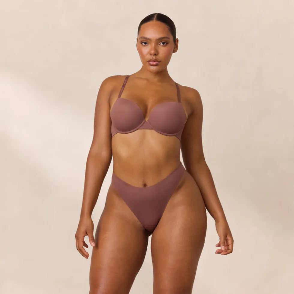 Invisible Form T-Shirt Bra - Nutmeg