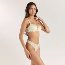 Lila Balcony Bra - Yellow Floral