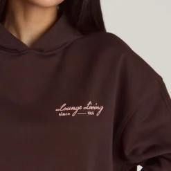 Lounge Living Hoodie - Chocolate